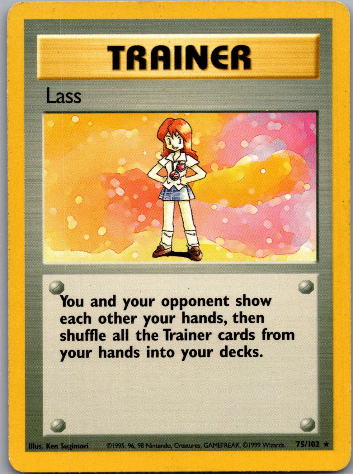 1999 Base Set 75/102 Lass Common C37