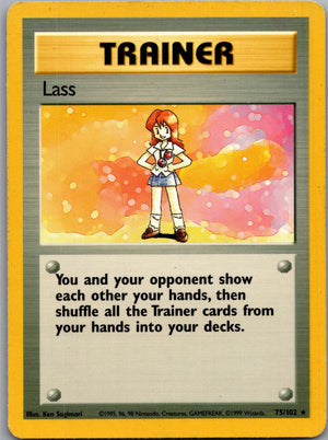 1999 Base Set 75/102 Lass Common C37