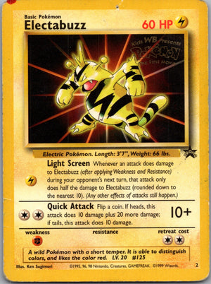 1999 WoTC Promo 02/53 Electabuzz Movie Promo M30