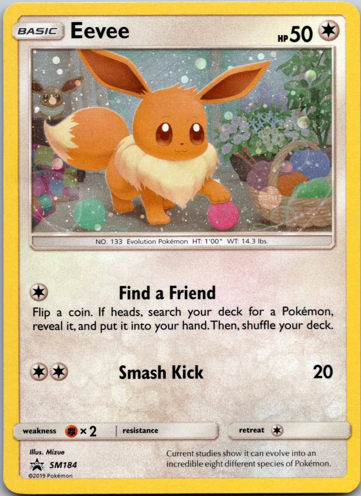 2016 Eevee SM Promos SM184 NM