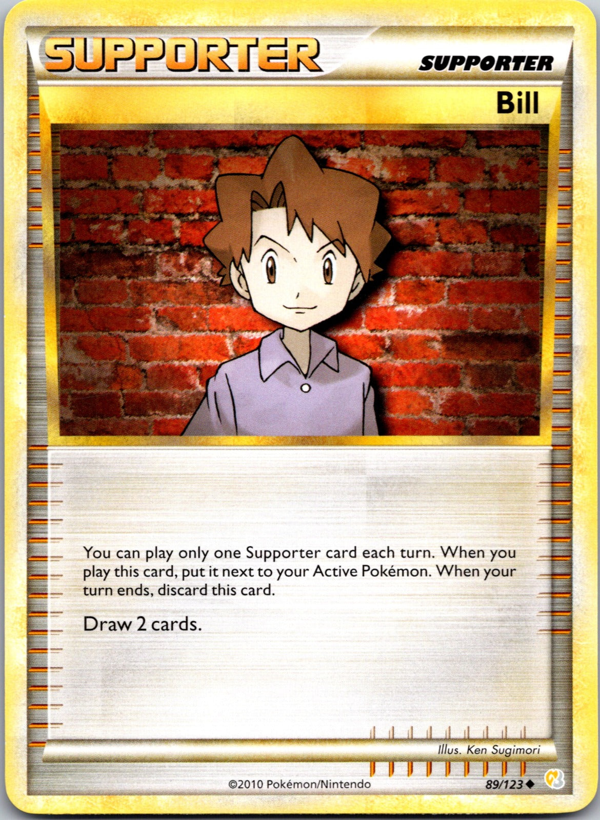 2010 HeartGold SoulSilver 89/123 Bill LP B103