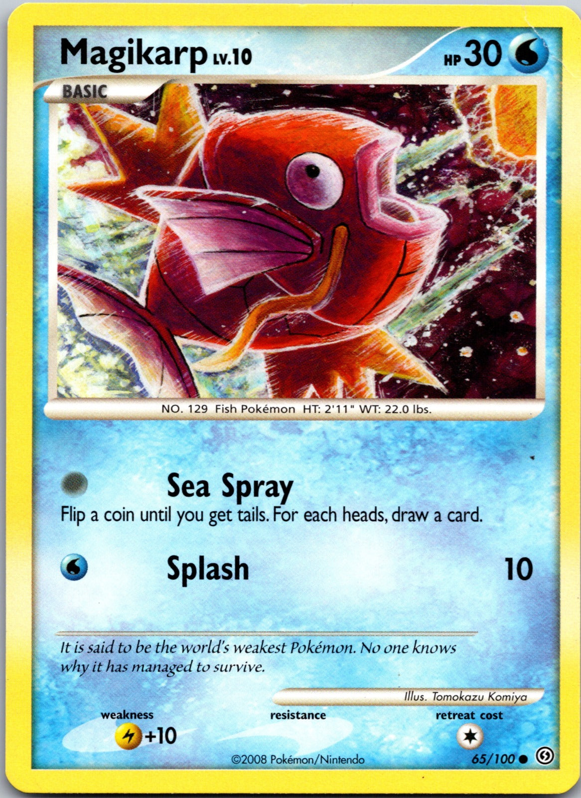 2008 Stormfront 65/100 Magikarp LP