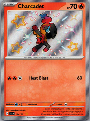 2024 SV: Paldean Fates 114/091 Charcadet Shiny Rare F145