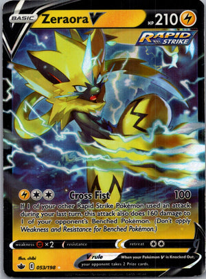 2021 SWSH06: Chilling Reign 053/198 Zeraora V Ultra Rare G359