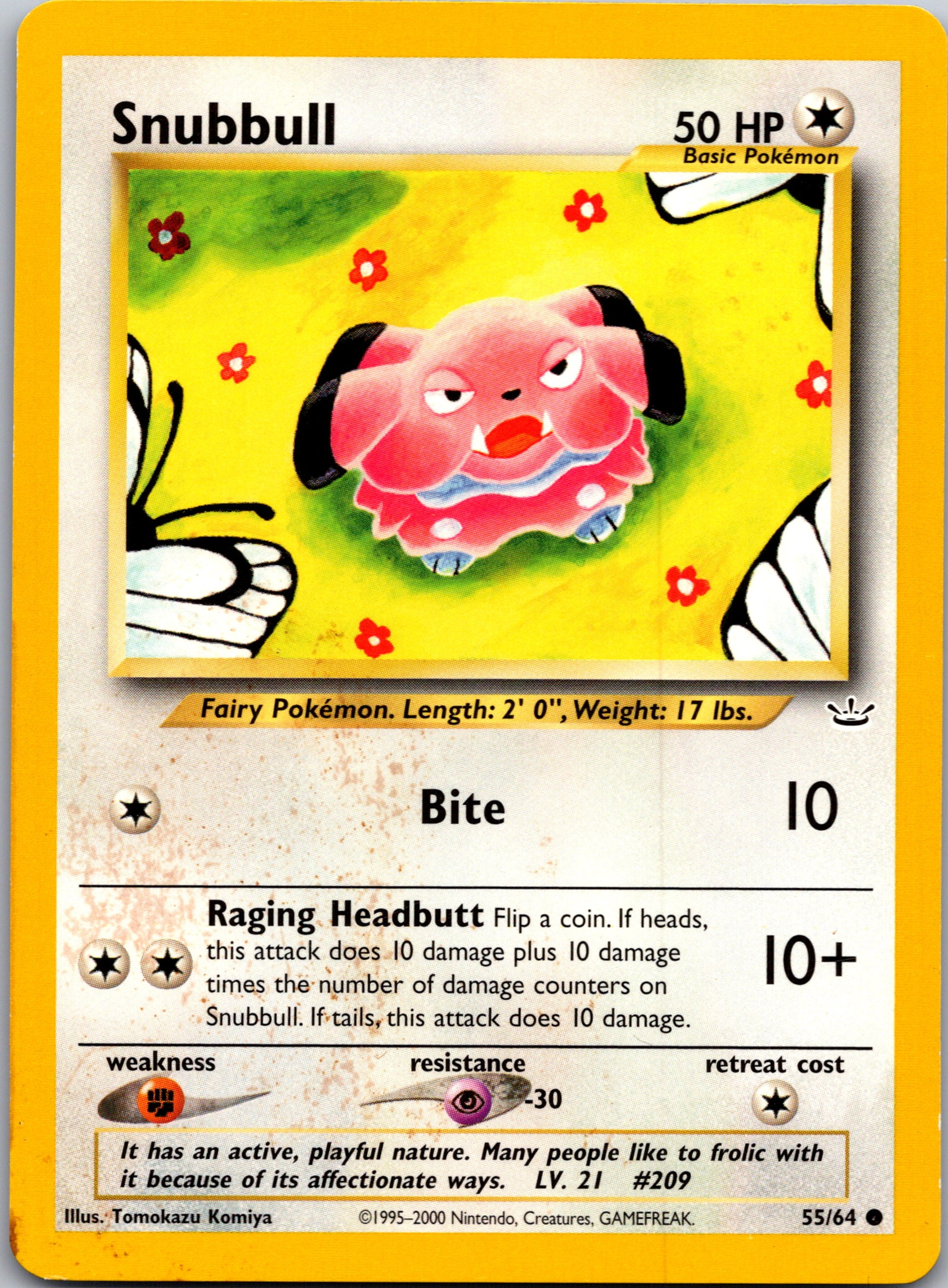 2001 Neo Revelation 55/64 Snubbull Common A138