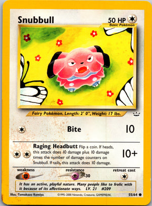 2001 Neo Revelation 55/64 Snubbull Common A138