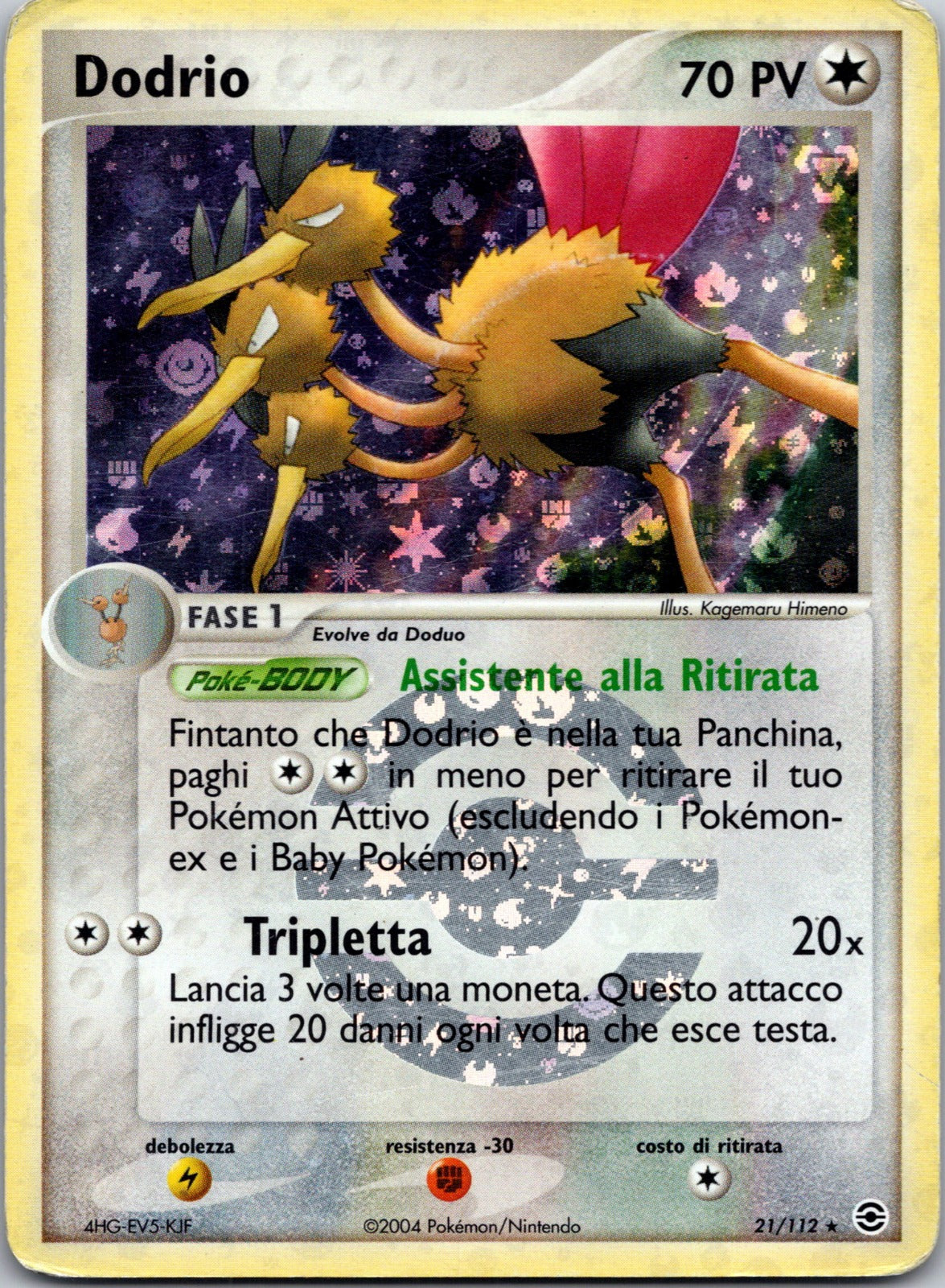 2004 Dodrio FireRed & LeafGreen 21/112 NM