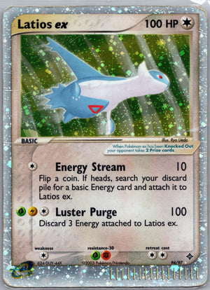 2003 Dragon 94/97 Latios ex Ultra Rare F89