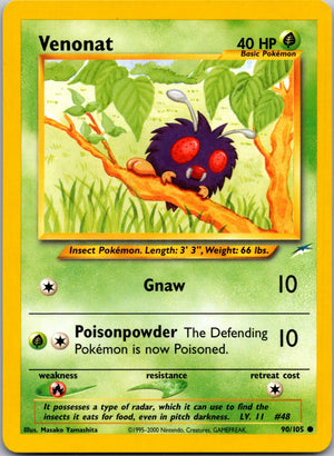 2002 Neo Destiny #090/105 Venonat Common C128