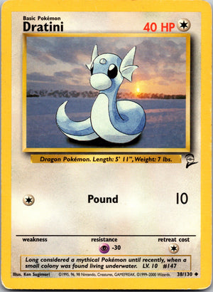 1999 Base Set (Shadowless) 026/102 Dratini LP