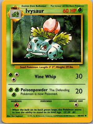 2000 Base Set 2 044/130 Ivysaur LP