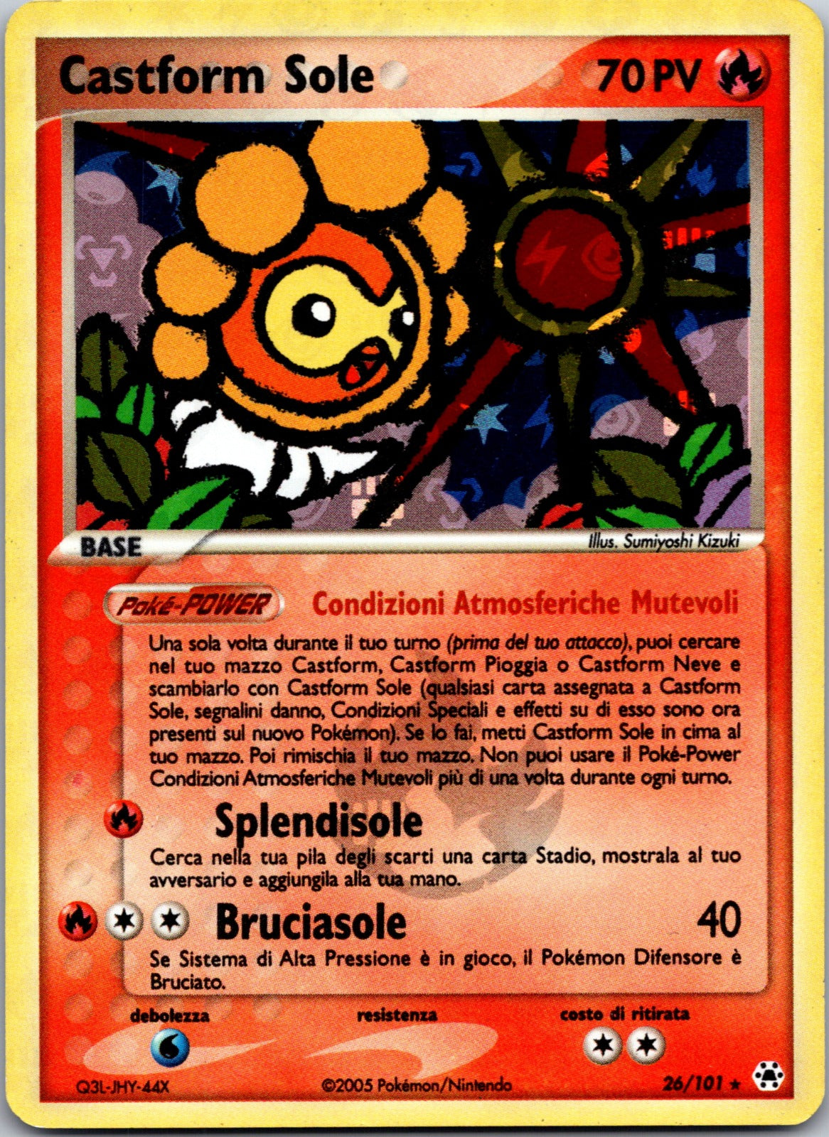 2008 Castform Legends Awakened 48/146 LP