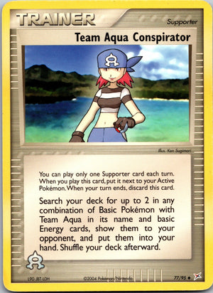 2004 Team Magma vs Team Aqua 77/95 Team Aqua Conspirator LP