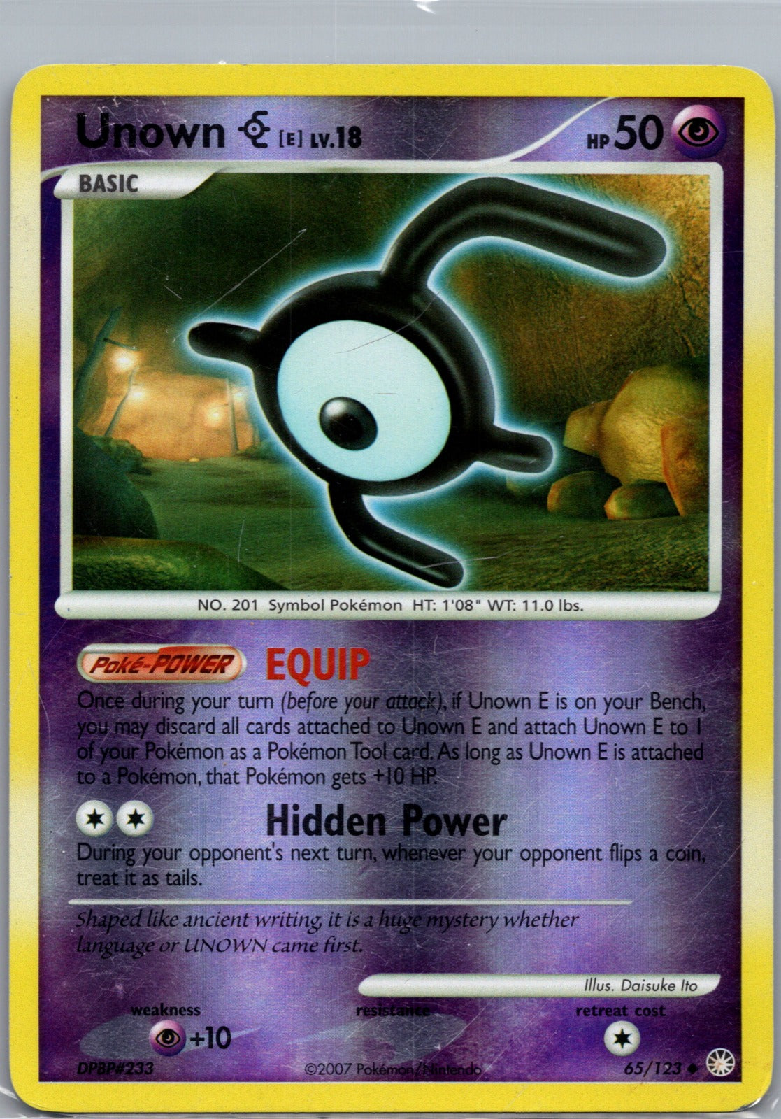 2007 Mysterious Treasures 65/123 Unown [E] LP