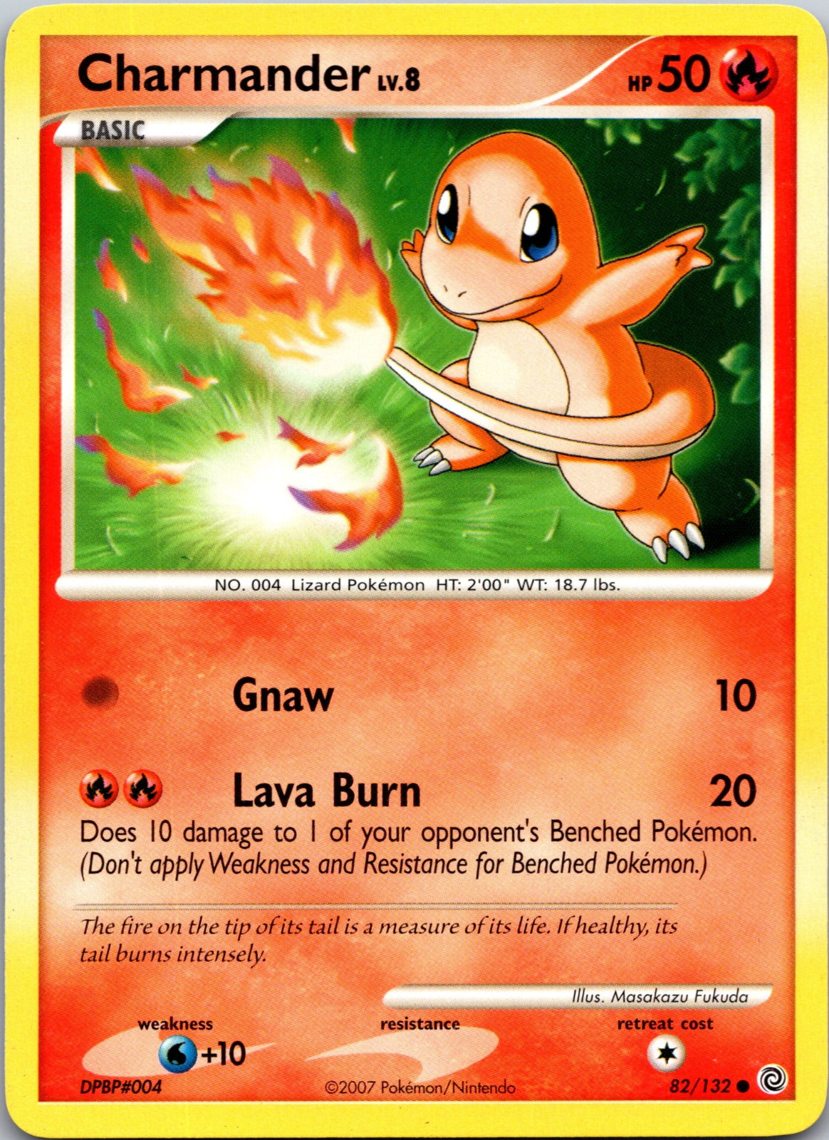 2007 Secret Wonders 82/132 Charmander LP