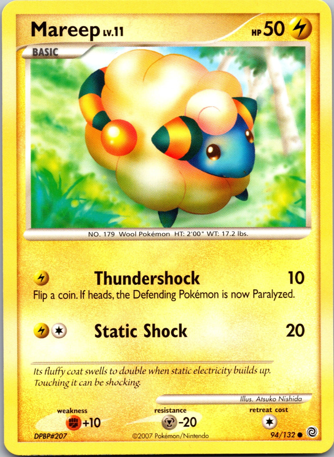 2007 Secret Wonders 94/132 Mareep LP