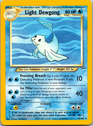 2002 Neo Destiny #045/105 Light Dewgong Uncommon C82