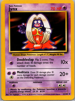 2000 Base Set 2 045/130 Jynx LP