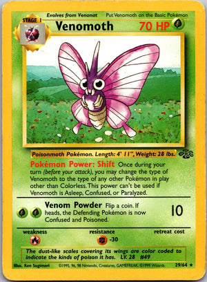 2000 Base Set 2 031/130 Venomoth LP
