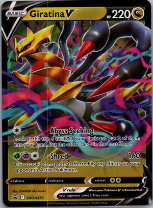 SWSH: Sword & Shield Promo Cards SWSH259 Giratina V Promo NM