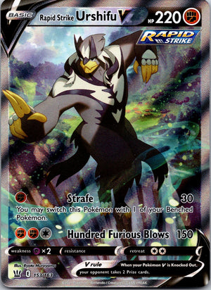 2021 SWSH05: Battle Styles 153/163 Rapid Strike Urshifu V (Alternate Full Art) LP
