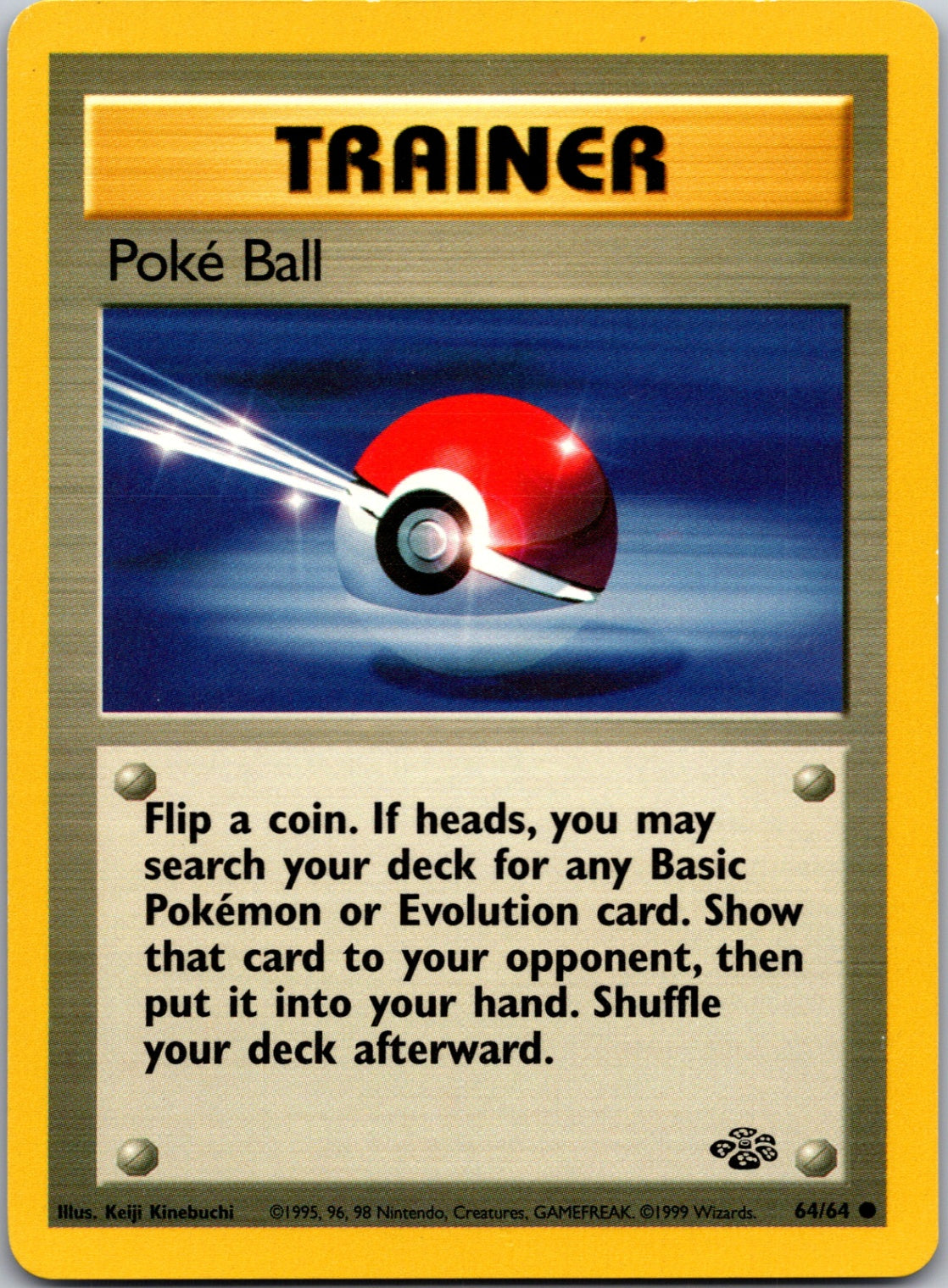 1999 Jungle64/64 Poke Ball Common C331