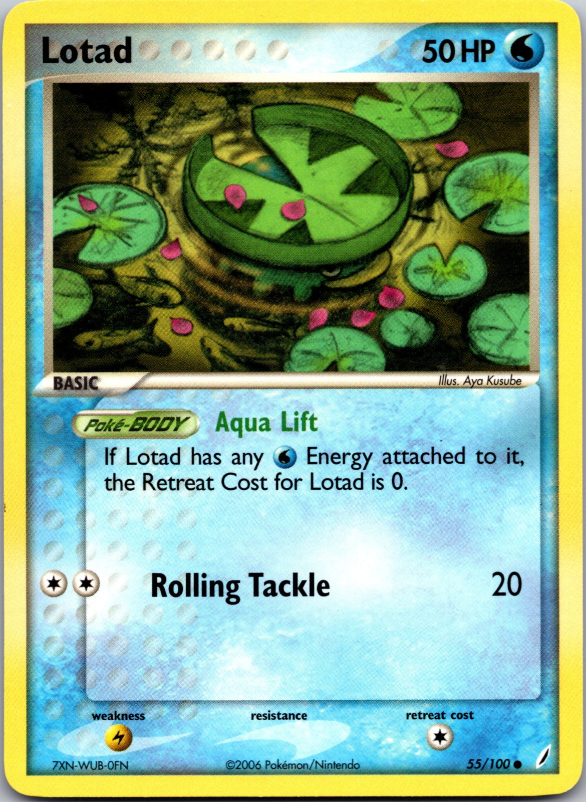 2006 Crystal Guardians 55/100 Lotad LP