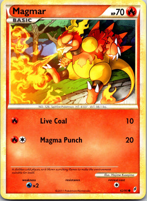 2011 Call of Legends 62/95 Magmar LP