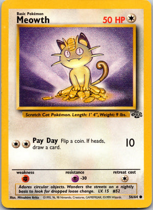 2002 Legendary Collection 053/110 Meowth LP