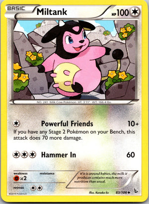 2014 XY - Flashfire 83/106 Miltank LP