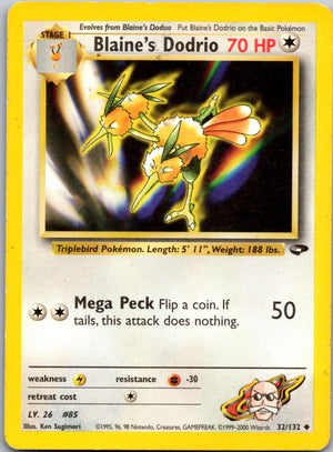 2000 Gym Challenge 032/132 Blaine's Dodrio LP