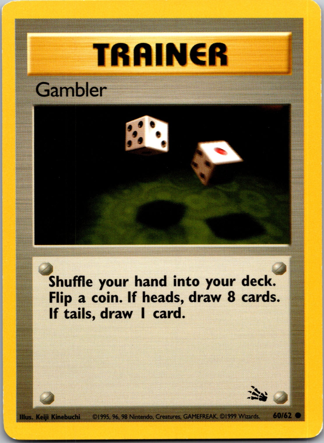 1999 Fossil 60/62 Gambler Common L165