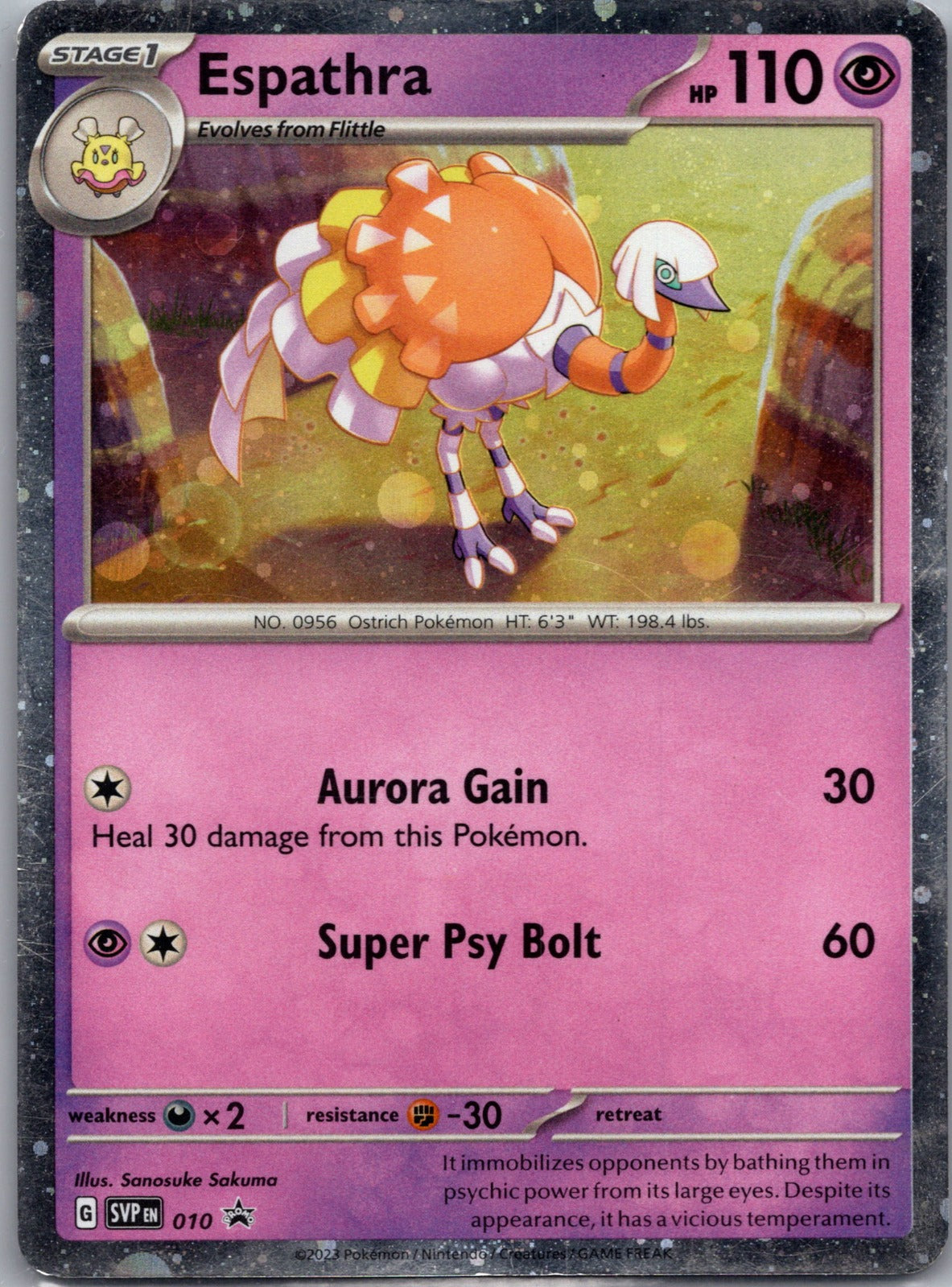 2023 SV: Scarlet and Violet Promo Cards 010 Espathra LP