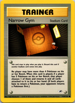 2000 Gym Heroes 124/132 Narrow Gym Common C323