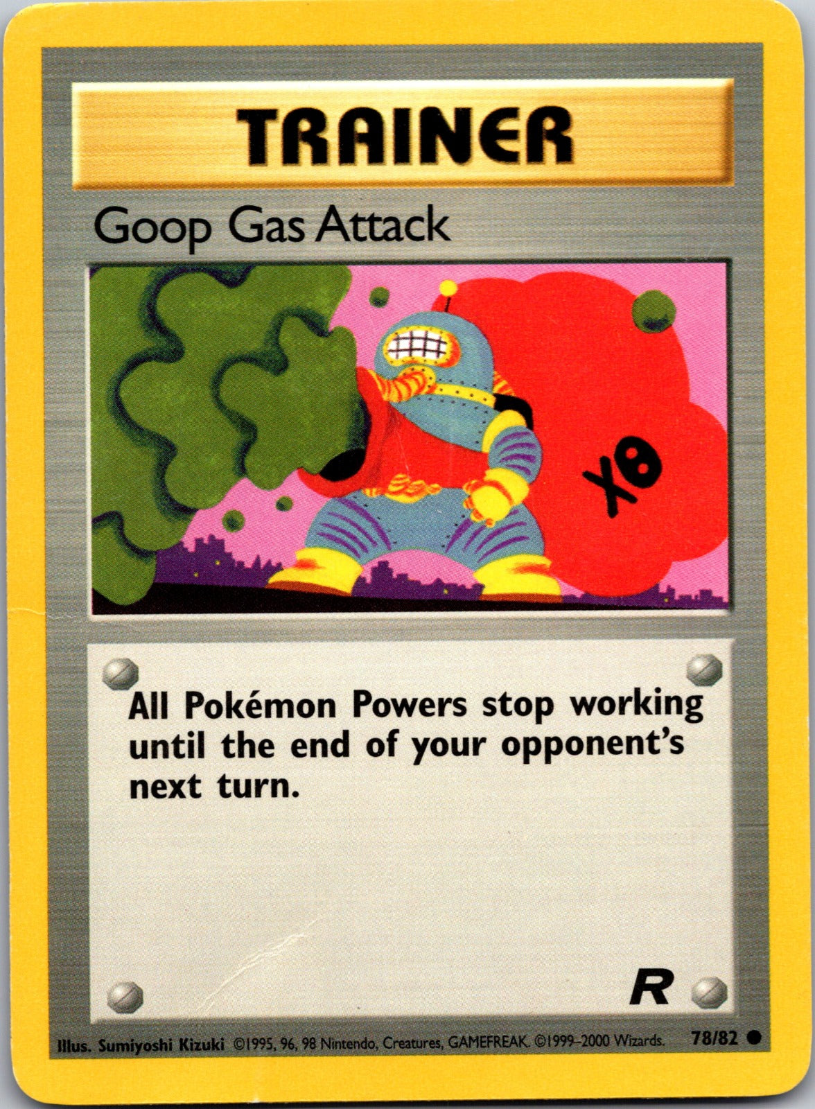 2000 Team Rocket 78/82 Goop Gas Attack LP