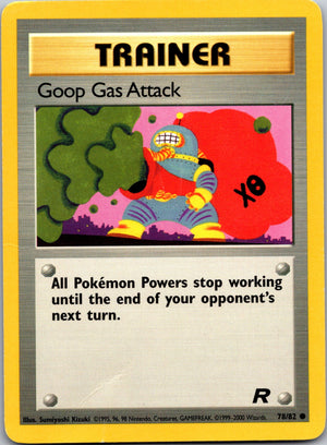 2000 Team Rocket 78/82 Goop Gas Attack LP