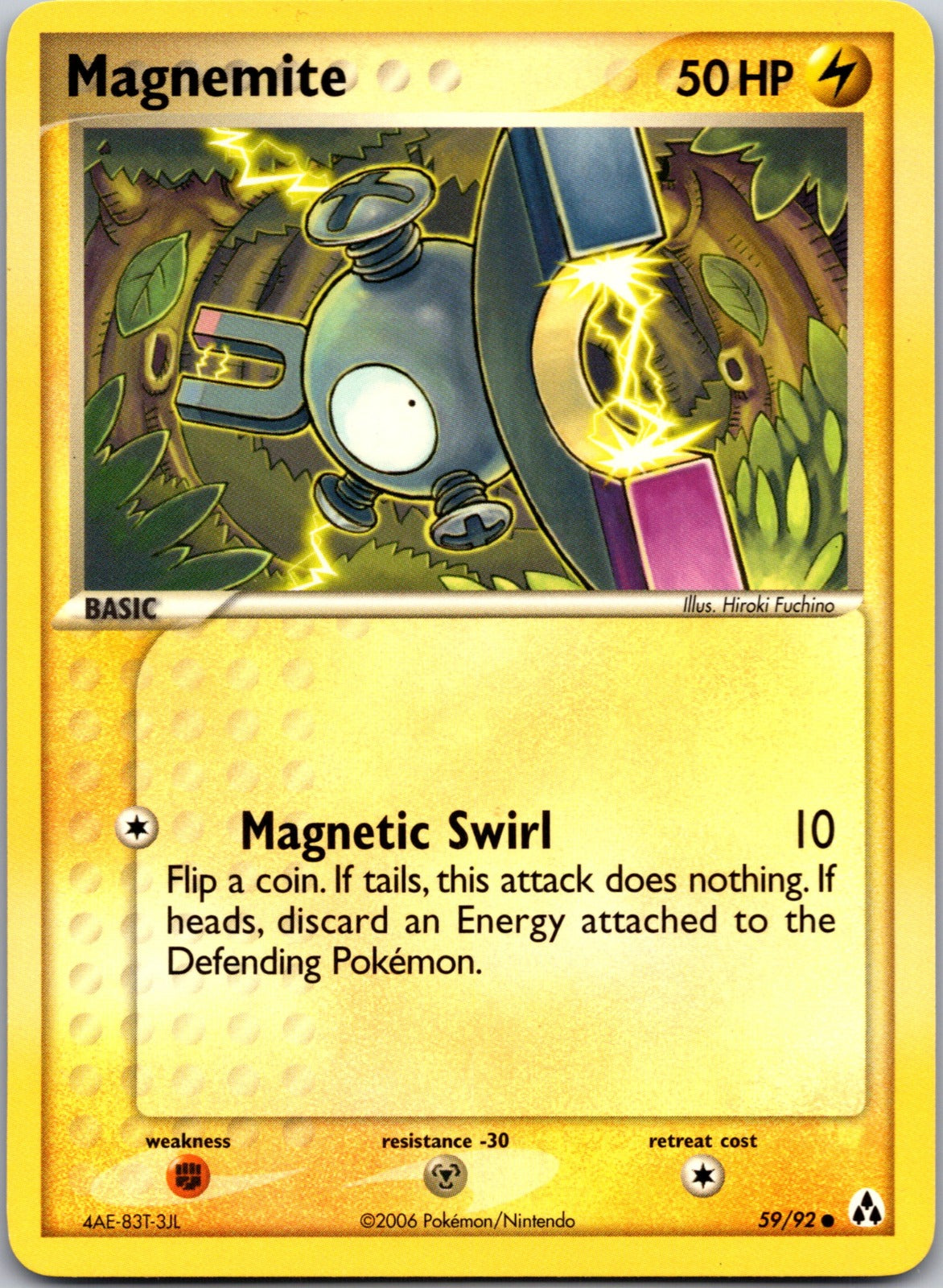 2006 Legend Maker 59/92 Magnemite LP Y227