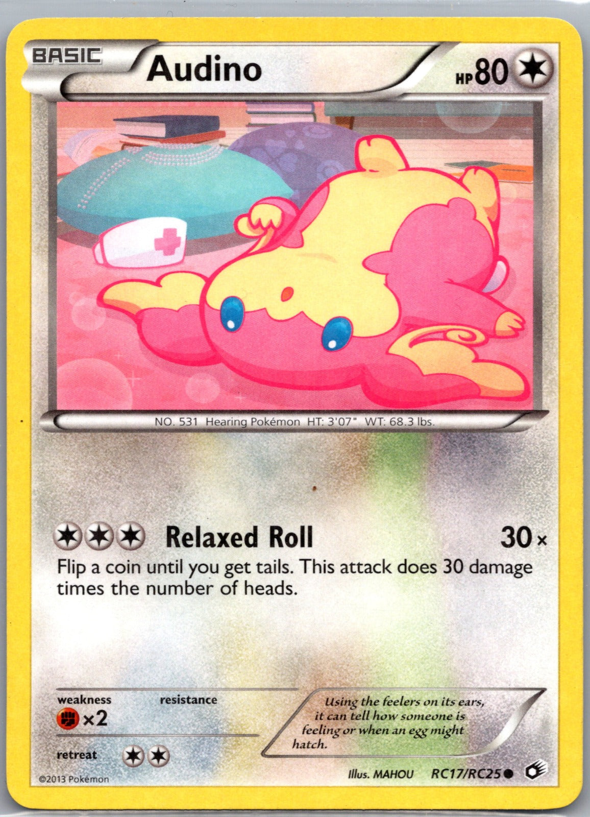 2013 Legendary Treasures: Radiant Collection RC17/RC25 Audino LP