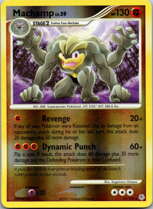 2007 Diamond and Pearl 31/130 Machamp LP