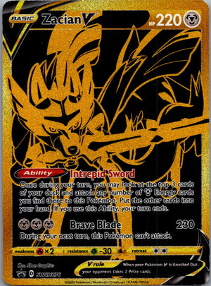 2020 SWSH: Sword & Shield Promo Cards SWSH076 Zacian V Promo F3