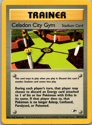 Gym Heroes 107/132 Celadon City Gym Uncommon NM