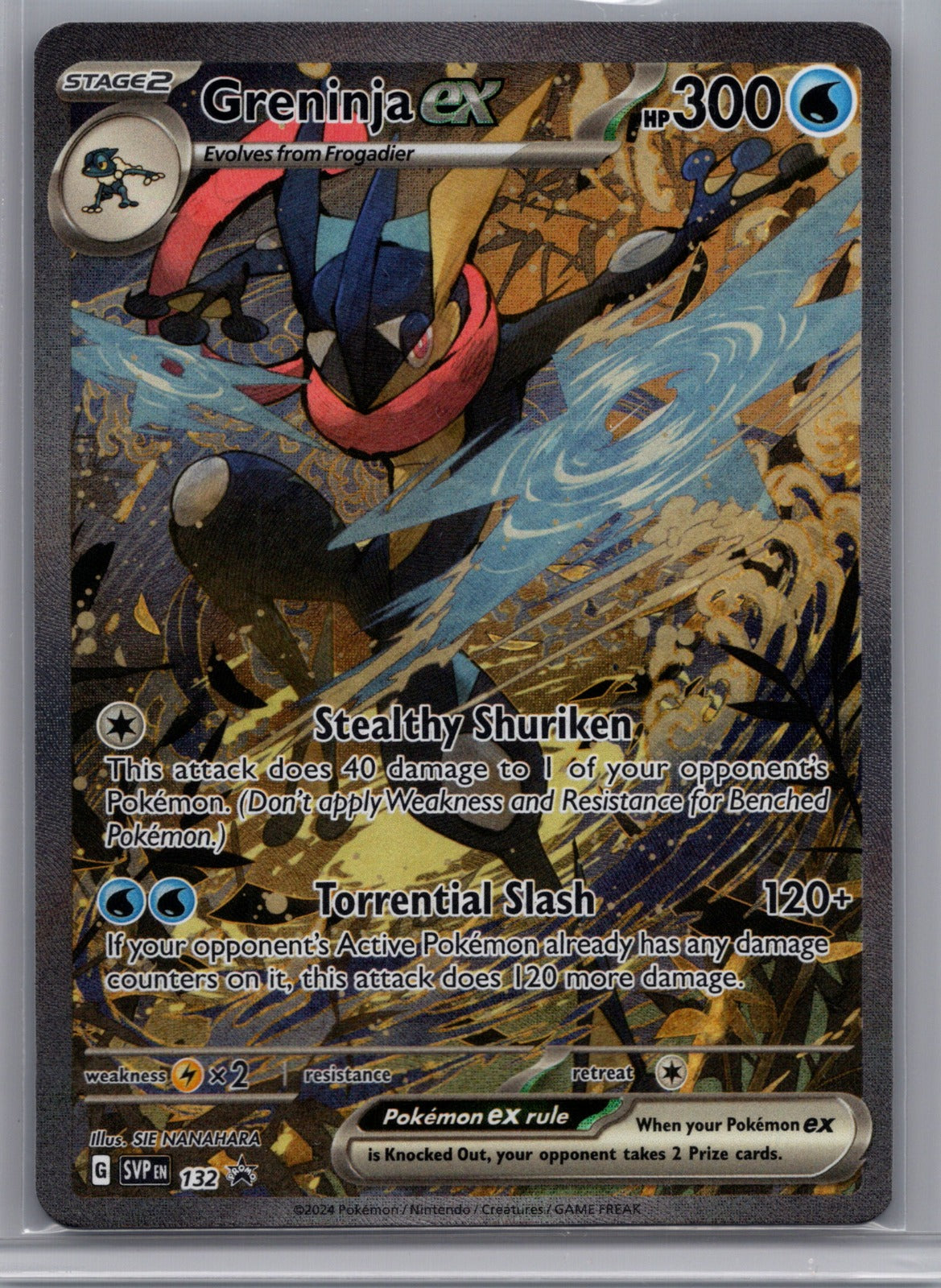 Greninja ex Holo Promo SV: Scarlet & Violet Promo Cards 132 LP