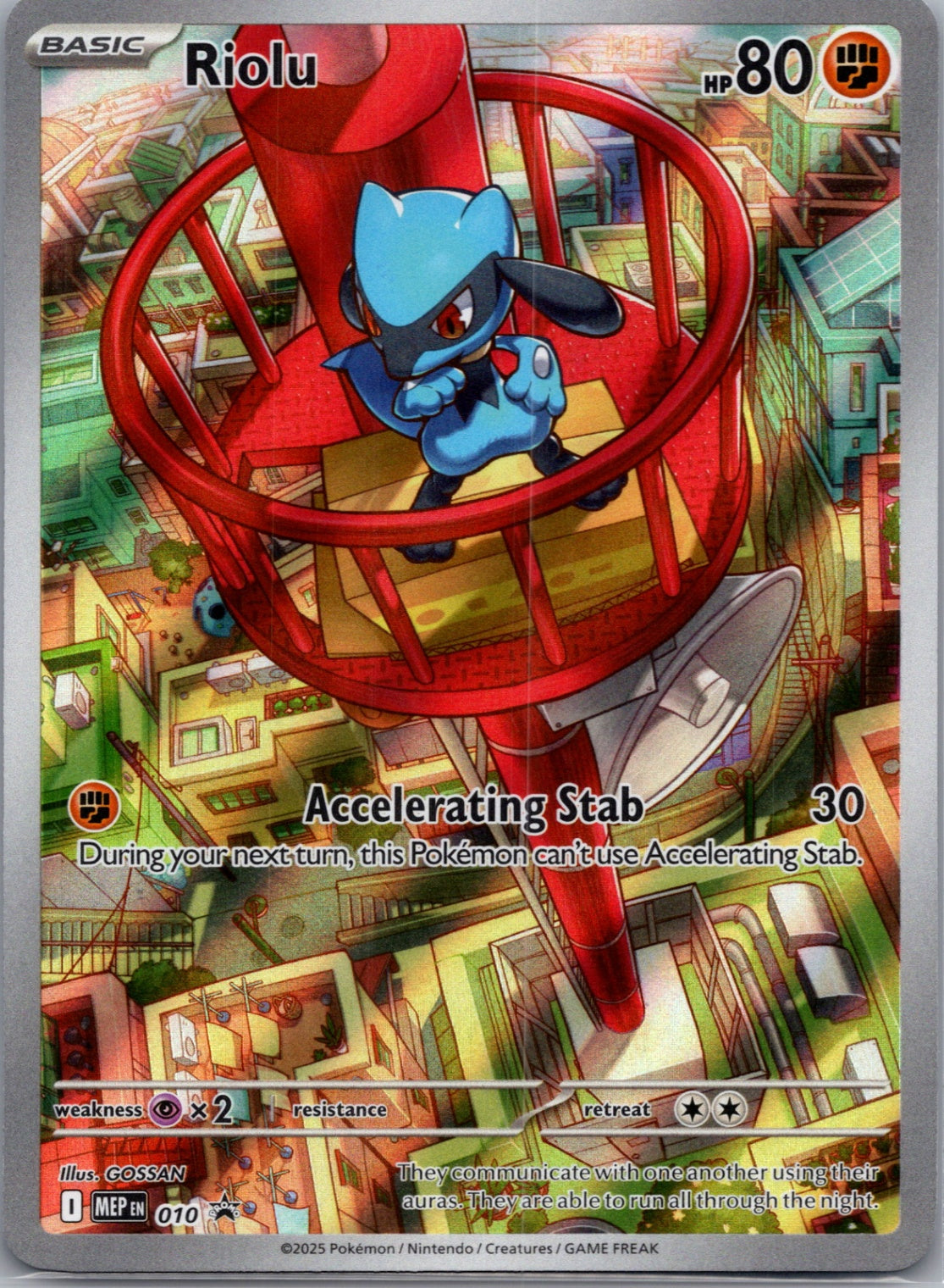 Riolu Holofoil Promo ME: Mega Evolution Promo 010 NM