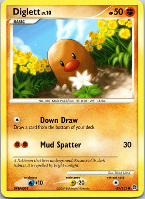 2007 Secret Wonders 85/132 Diglett LP