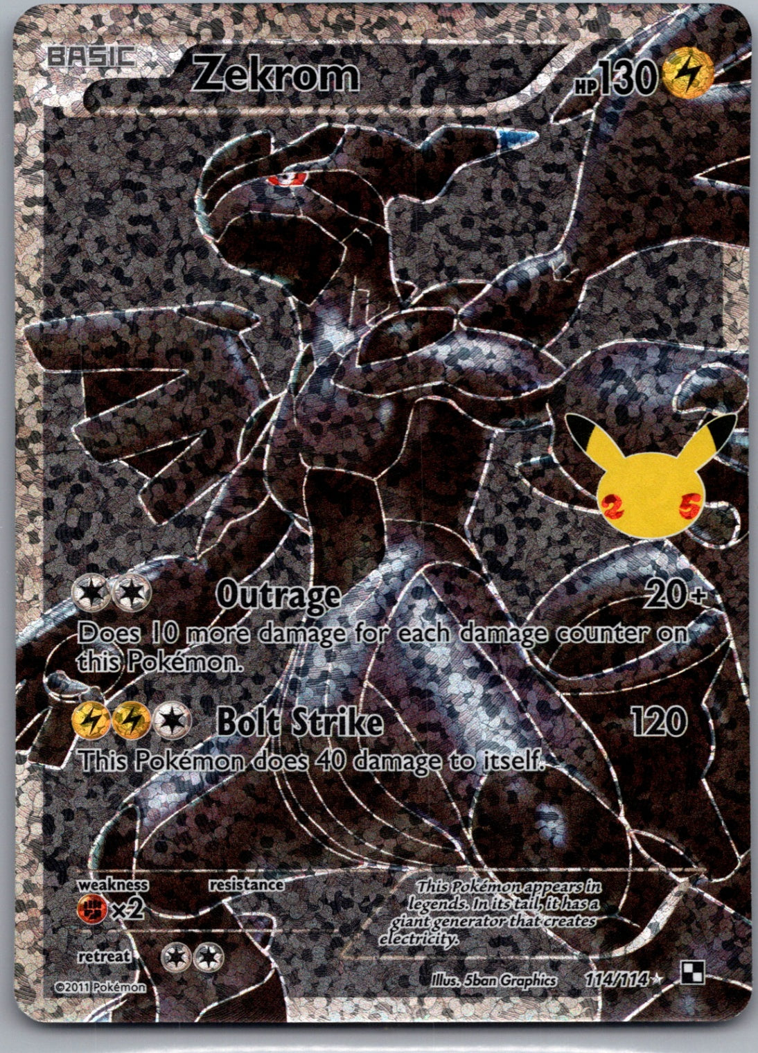 2021 Celebrations: Classic Collection 114/114 Zekrom D268