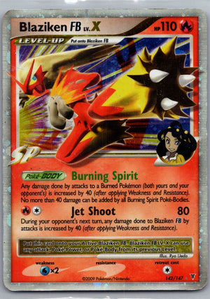 2009 Supreme Victors 142 Blaziken FB Lv.X Ultra Rare F95