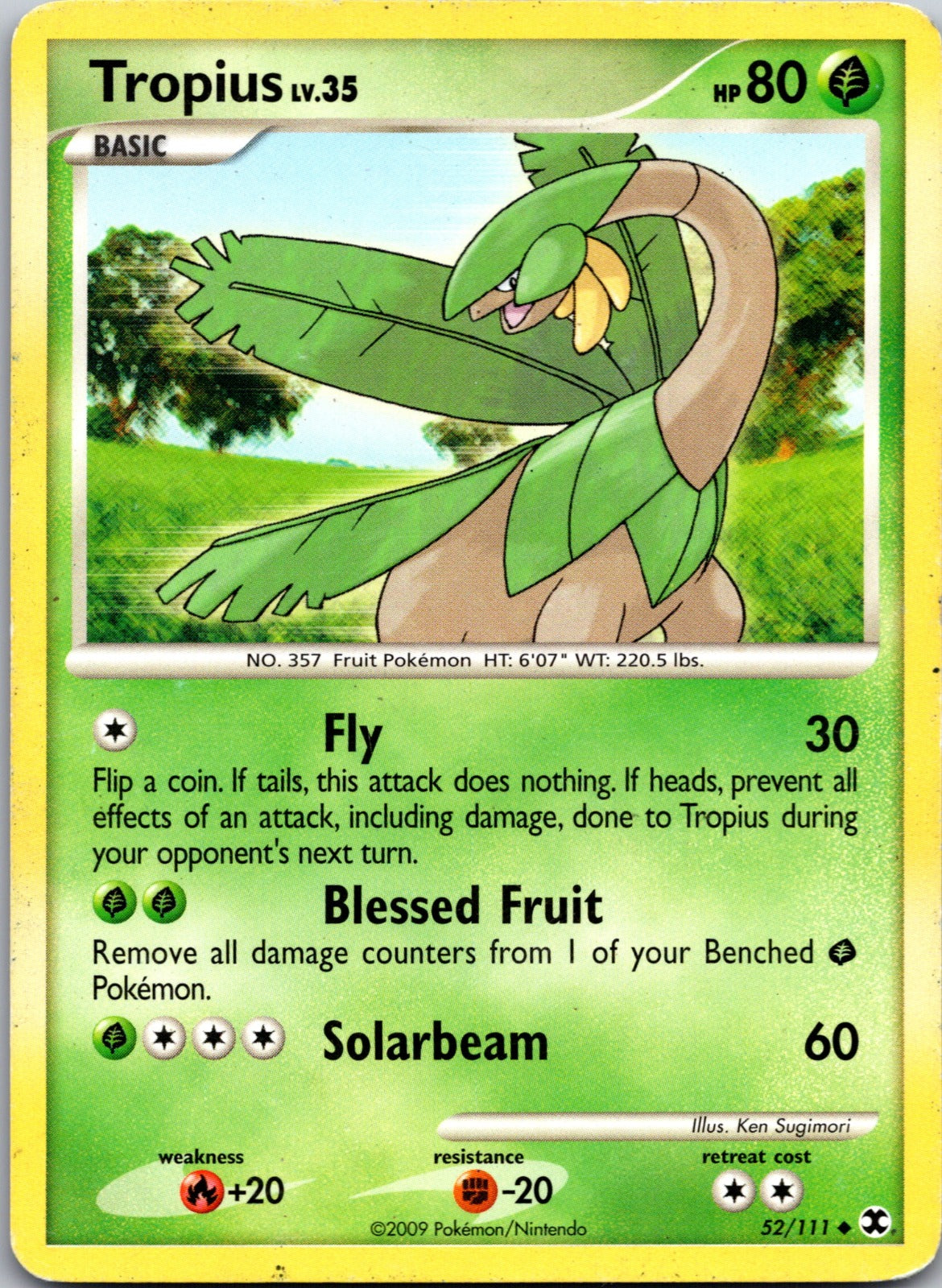 2009 Rising Rivals 52/111 Tropius LP