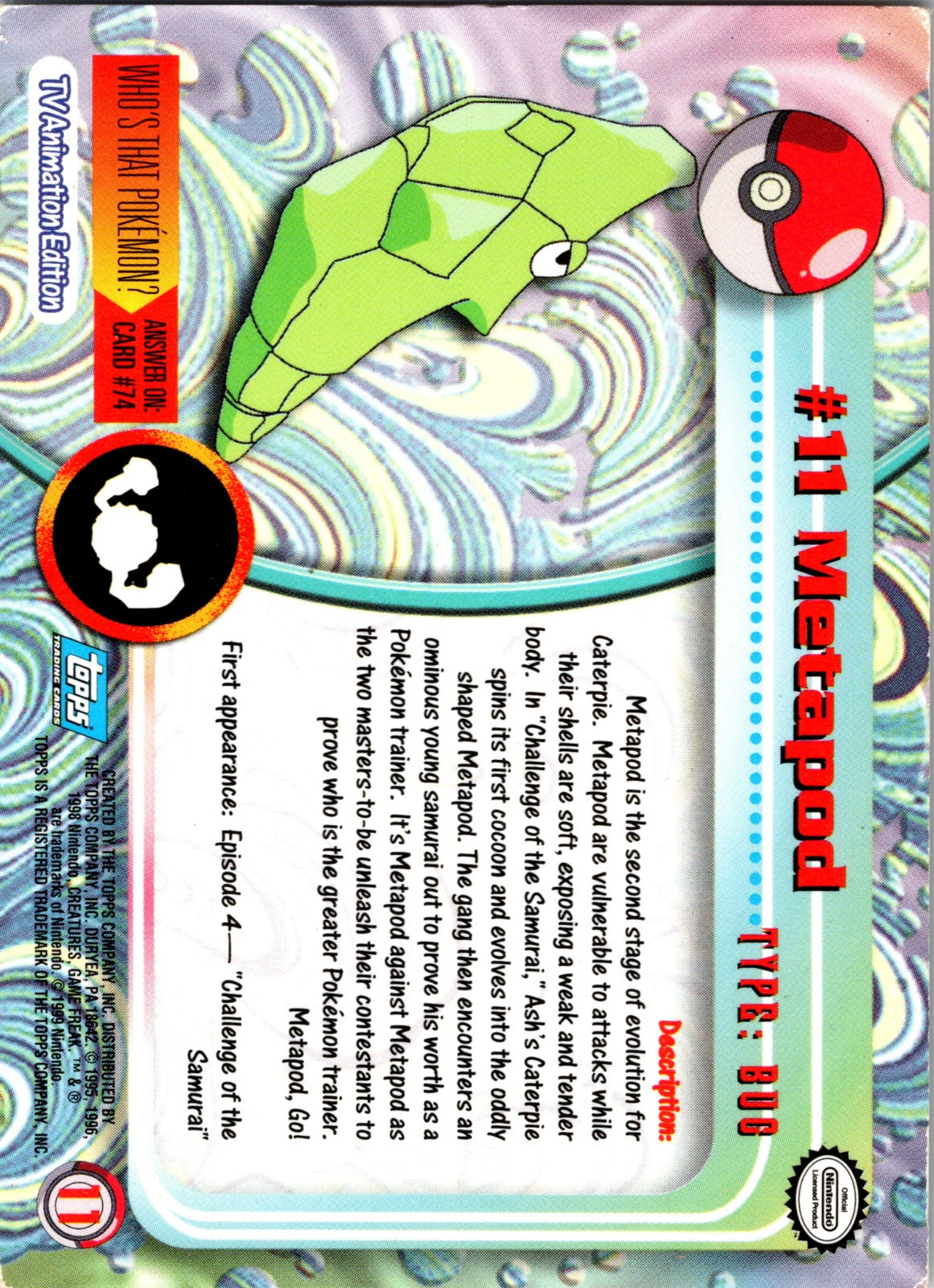 1999 Topps TV Metapod MP  P202