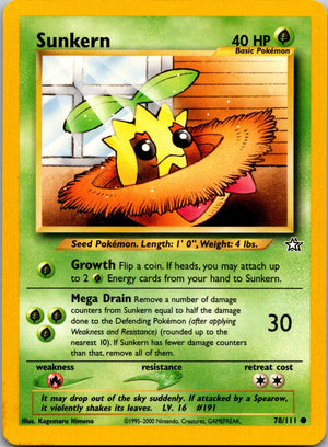2000 Neo Genesis #078/111 Sunkern Common C108
