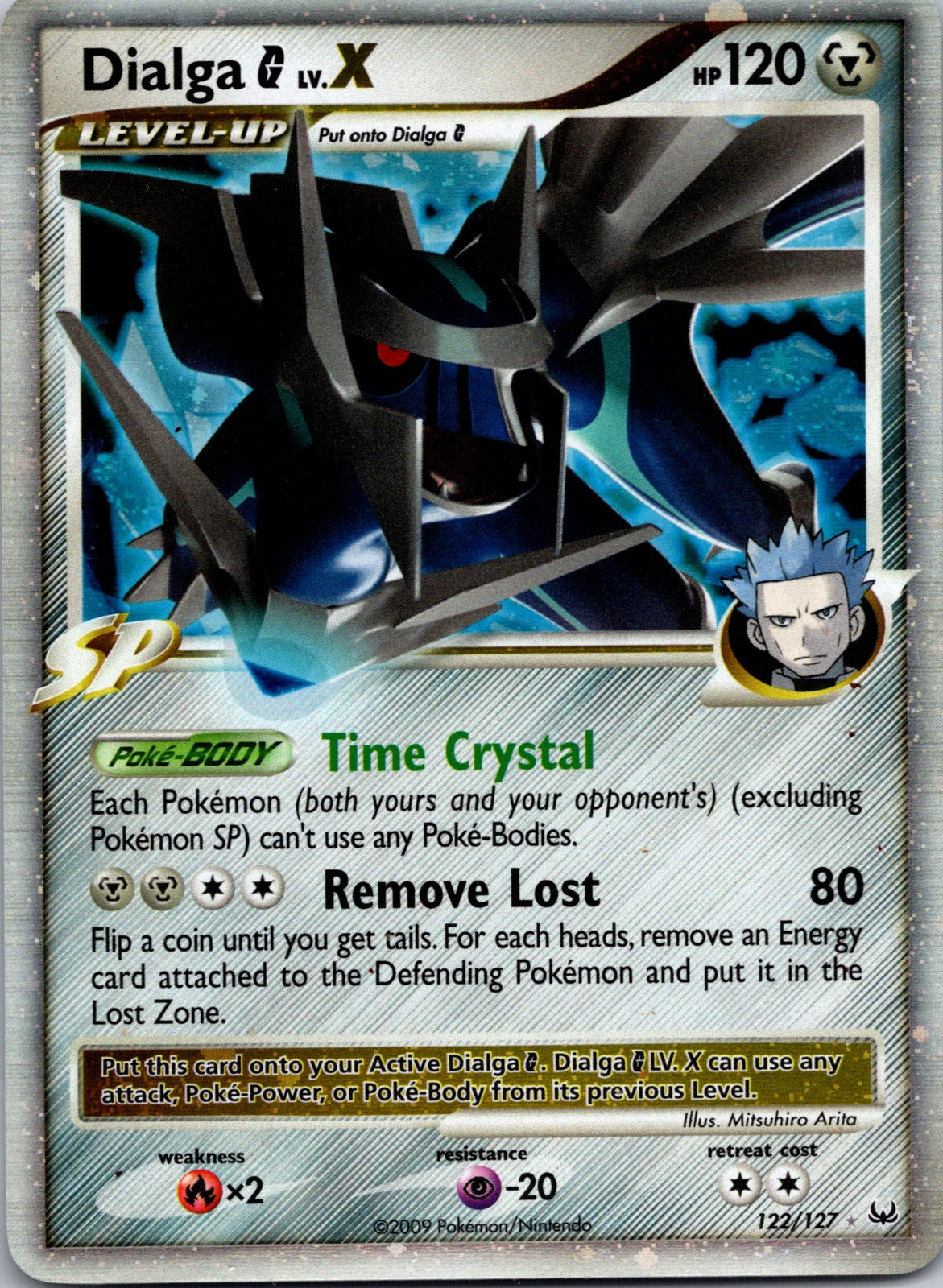 2009 Platinum 122/127 Dialga G LV.X LP